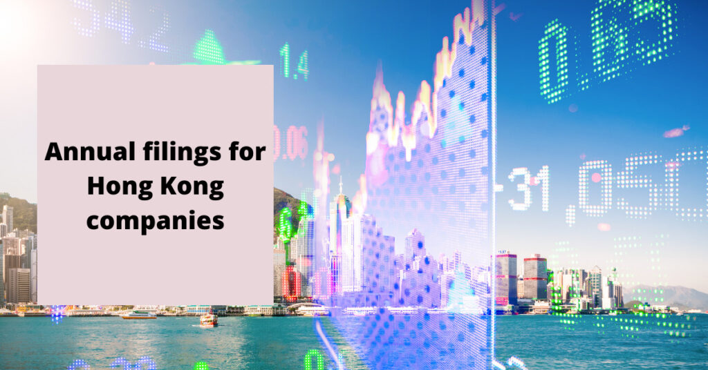 Annual filings for Hong Kong companies