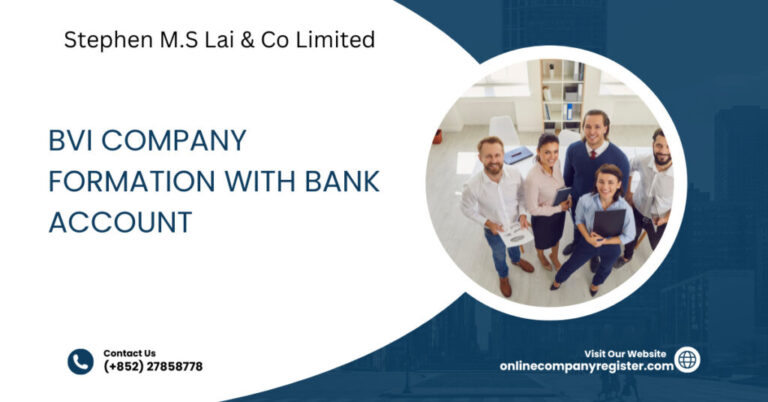 BVI Company Formation With Bank Account In 2023